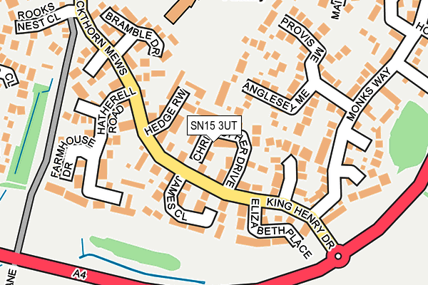 SN15 3UT map - OS OpenMap – Local (Ordnance Survey)