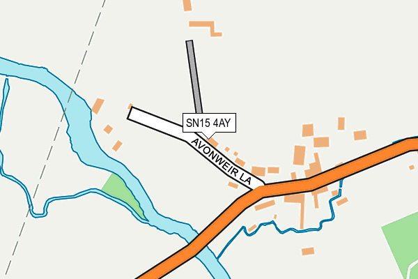 SN15 4AY map - OS OpenMap – Local (Ordnance Survey)