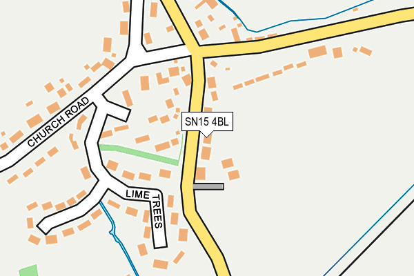 SN15 4BL map - OS OpenMap – Local (Ordnance Survey)