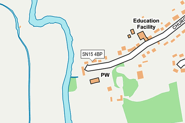 SN15 4BP map - OS OpenMap – Local (Ordnance Survey)