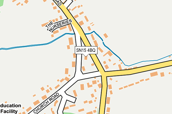 SN15 4BQ map - OS OpenMap – Local (Ordnance Survey)