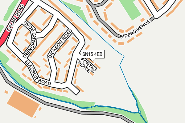 SN15 4EB map - OS OpenMap – Local (Ordnance Survey)