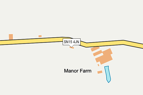 SN15 4JN map - OS OpenMap – Local (Ordnance Survey)