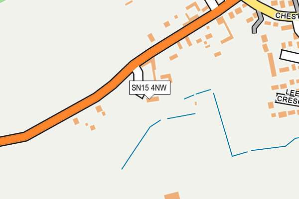 SN15 4NW map - OS OpenMap – Local (Ordnance Survey)