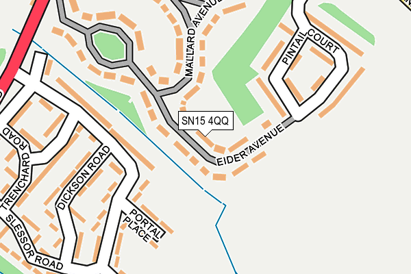 SN15 4QQ map - OS OpenMap – Local (Ordnance Survey)