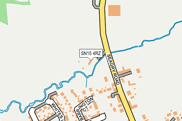 SN15 4RZ map - OS OpenMap – Local (Ordnance Survey)
