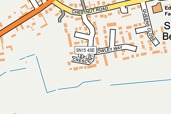 SN15 4SE map - OS OpenMap – Local (Ordnance Survey)