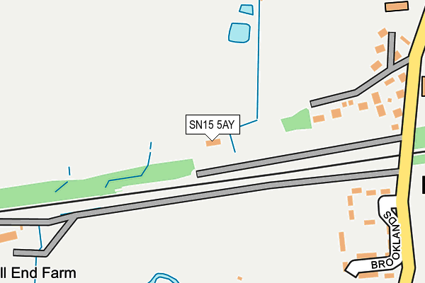 SN15 5AY map - OS OpenMap – Local (Ordnance Survey)