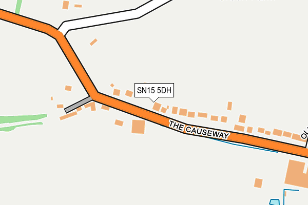 SN15 5DH map - OS OpenMap – Local (Ordnance Survey)