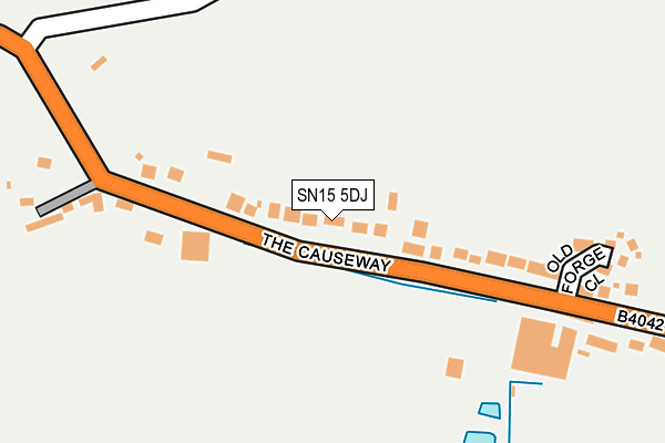 SN15 5DJ map - OS OpenMap – Local (Ordnance Survey)