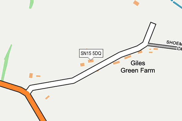 SN15 5DQ map - OS OpenMap – Local (Ordnance Survey)
