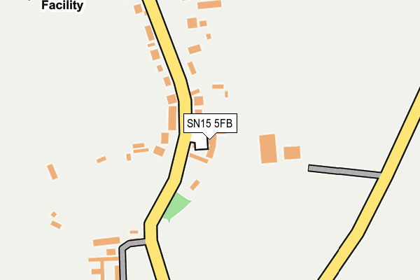 SN15 5FB map - OS OpenMap – Local (Ordnance Survey)