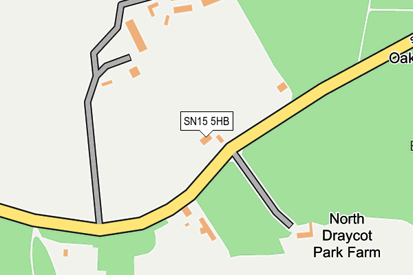 SN15 5HB map - OS OpenMap – Local (Ordnance Survey)