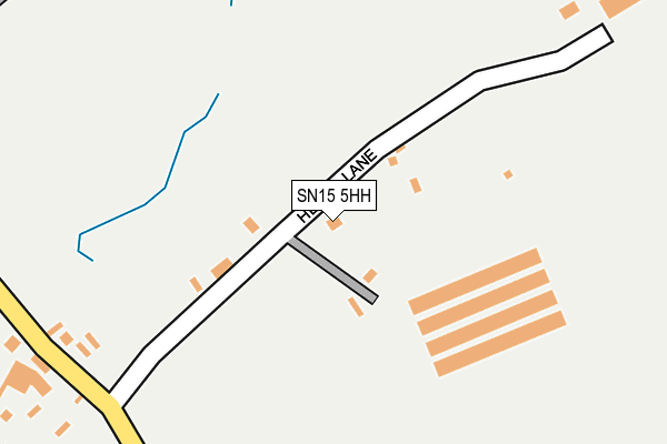 SN15 5HH map - OS OpenMap – Local (Ordnance Survey)