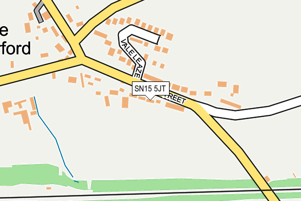 SN15 5JT map - OS OpenMap – Local (Ordnance Survey)