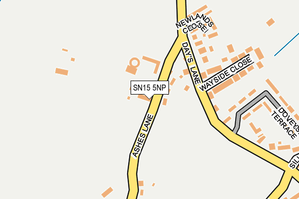 SN15 5NP map - OS OpenMap – Local (Ordnance Survey)