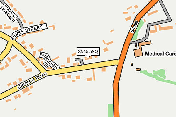 SN15 5NQ map - OS OpenMap – Local (Ordnance Survey)
