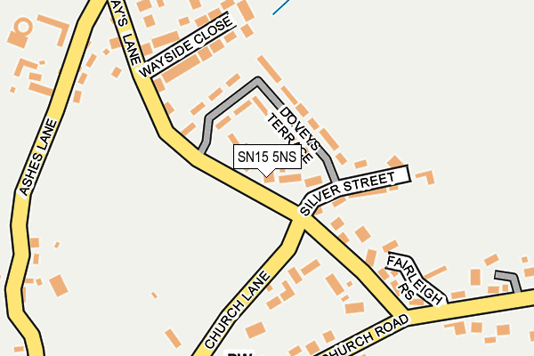 SN15 5NS map - OS OpenMap – Local (Ordnance Survey)