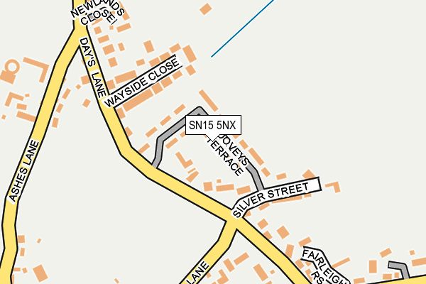 SN15 5NX map - OS OpenMap – Local (Ordnance Survey)