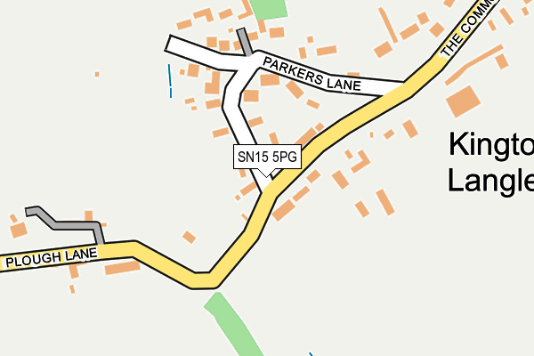 SN15 5PG map - OS OpenMap – Local (Ordnance Survey)