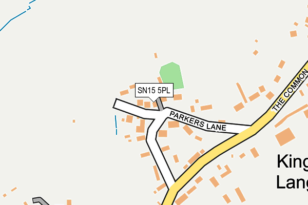 SN15 5PL map - OS OpenMap – Local (Ordnance Survey)