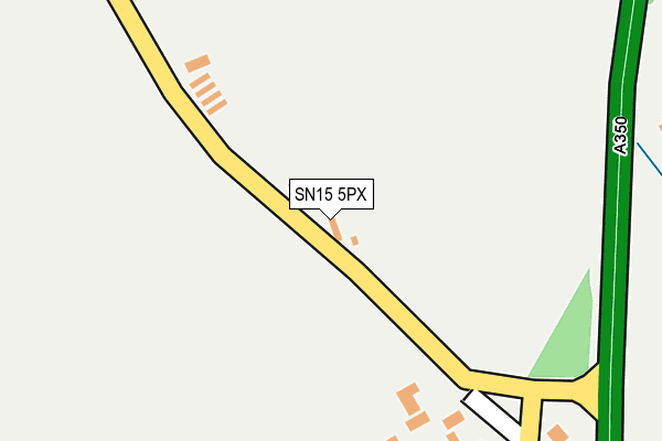 SN15 5PX map - OS OpenMap – Local (Ordnance Survey)