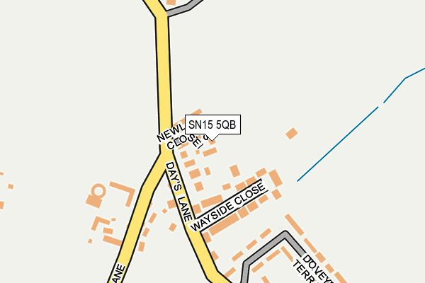 SN15 5QB map - OS OpenMap – Local (Ordnance Survey)