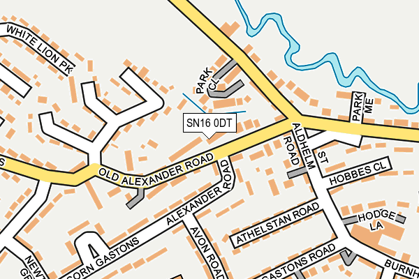 SN16 0DT map - OS OpenMap – Local (Ordnance Survey)