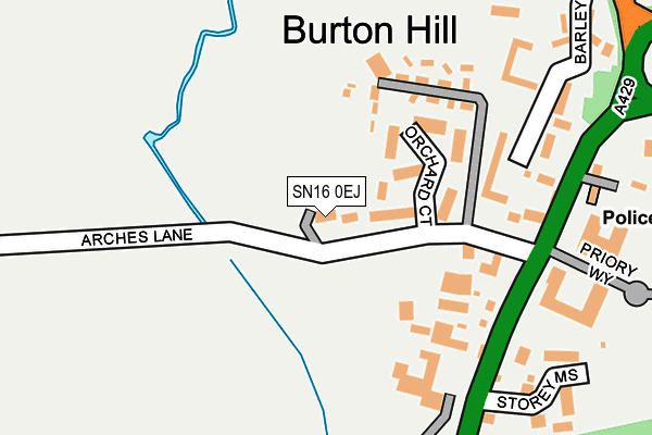 Map of OLD STATION MEWS PROPERTY MANAGEMENT COMPANY LIMITED at local scale