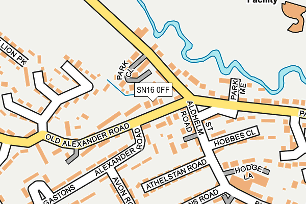SN16 0FF map - OS OpenMap – Local (Ordnance Survey)