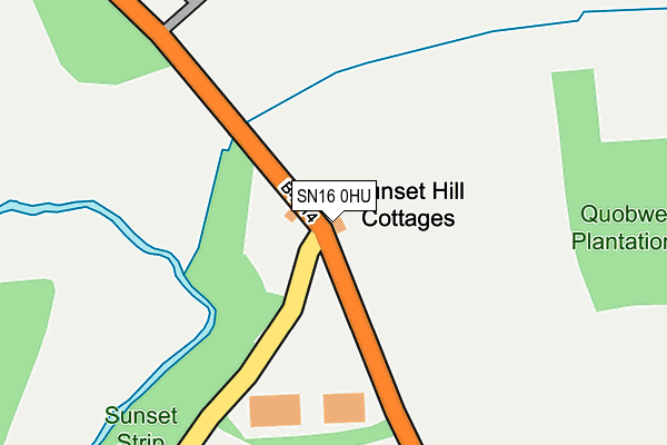 SN16 0HU map - OS OpenMap – Local (Ordnance Survey)