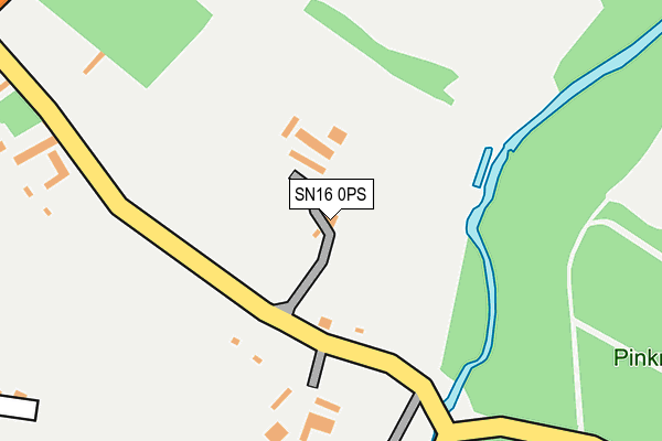 SN16 0PS map - OS OpenMap – Local (Ordnance Survey)