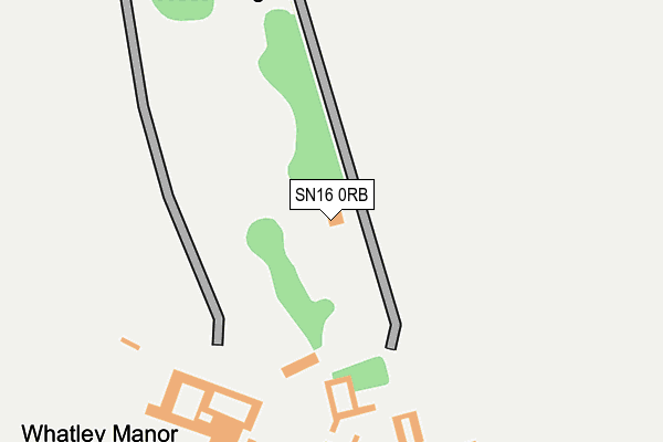 SN16 0RB map - OS OpenMap – Local (Ordnance Survey)