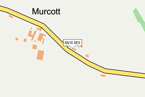 SN16 9EX map - OS OpenMap – Local (Ordnance Survey)