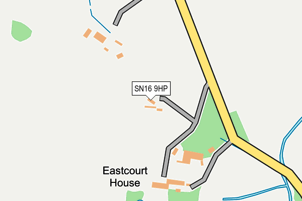 SN16 9HP map - OS OpenMap – Local (Ordnance Survey)