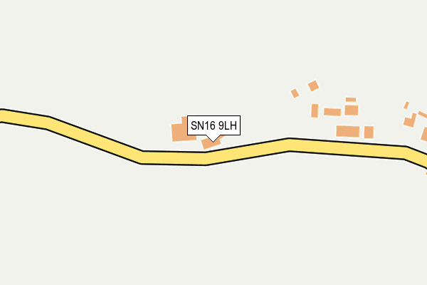 SN16 9LH map - OS OpenMap – Local (Ordnance Survey)