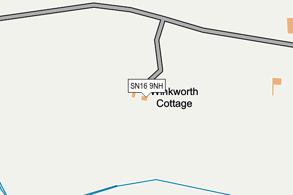 SN16 9NH map - OS OpenMap – Local (Ordnance Survey)