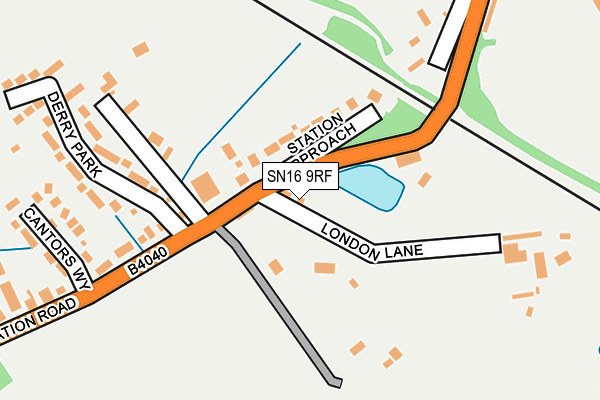 Map of COTSWOLD LAKESIDE DEVELOPMENTS LIMITED at local scale