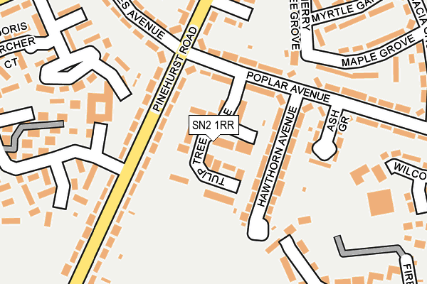 SN2 1RR map - OS OpenMap – Local (Ordnance Survey)