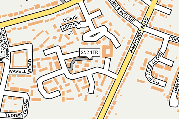 SN2 1TR map - OS OpenMap – Local (Ordnance Survey)