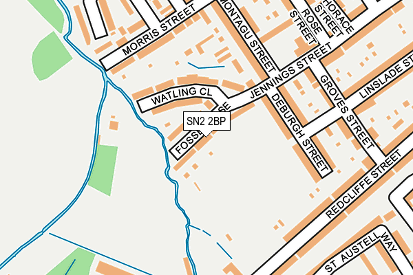 SN2 2BP map - OS OpenMap – Local (Ordnance Survey)