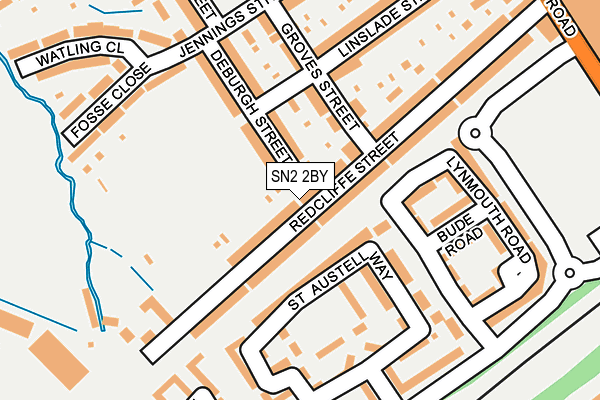SN2 2BY map - OS OpenMap – Local (Ordnance Survey)