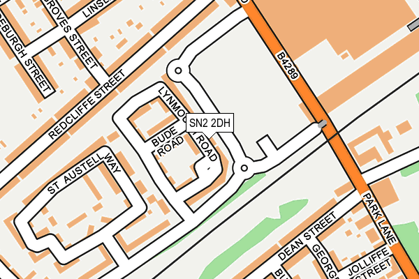 SN2 2DH map - OS OpenMap – Local (Ordnance Survey)