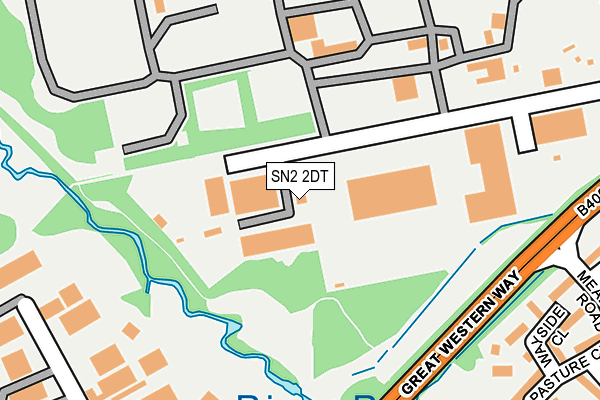 SN2 2DT map - OS OpenMap – Local (Ordnance Survey)