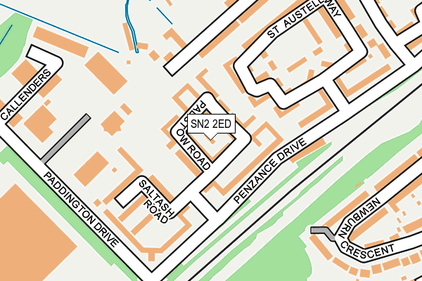 SN2 2ED map - OS OpenMap – Local (Ordnance Survey)