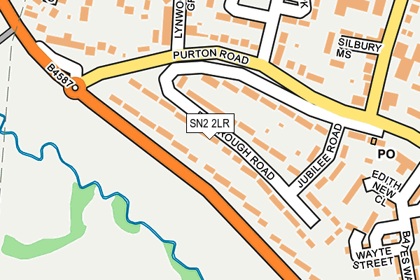 SN2 2LR map - OS OpenMap – Local (Ordnance Survey)