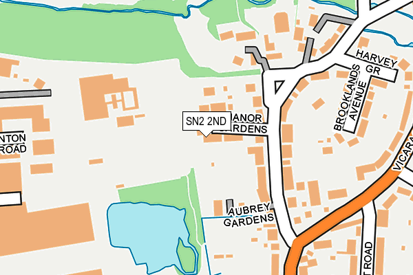 SN2 2ND map - OS OpenMap – Local (Ordnance Survey)