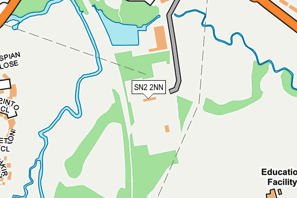 SN2 2NN map - OS OpenMap – Local (Ordnance Survey)