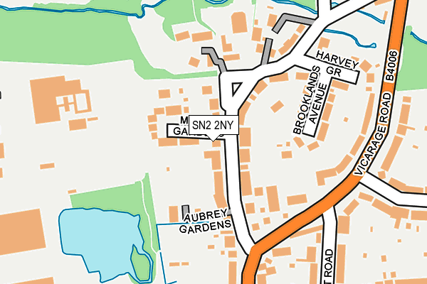 SN2 2NY map - OS OpenMap – Local (Ordnance Survey)