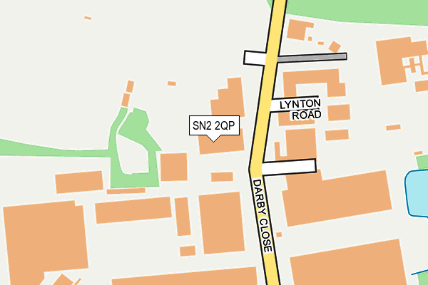SN2 2QP map - OS OpenMap – Local (Ordnance Survey)